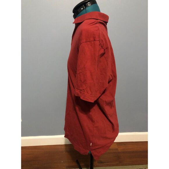 Standard James Perse Antique Rose Red Polo Shirt, size 1, Small - Picture 4 of 5